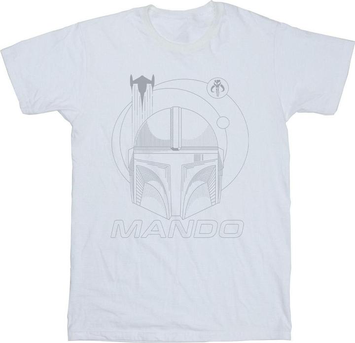 Image du produit Star Wars - T-shirt THE MANDALORIAN RINGS HELMET - Homme (4XL)