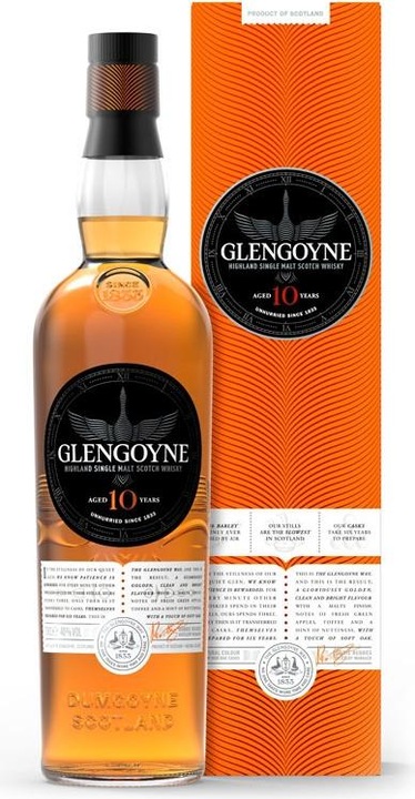 Produktbild Glengoyne 10 Years (Single Malt, Scotch Whisky, 1 x 70 cl)