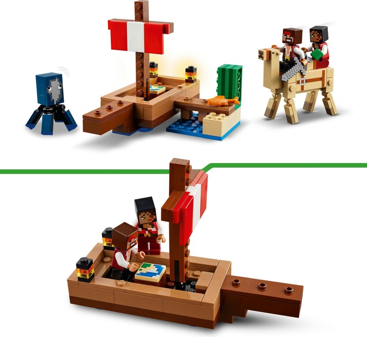 Actual product image LEGO The pirate ship voyage (21259, LEGO Minecraft)