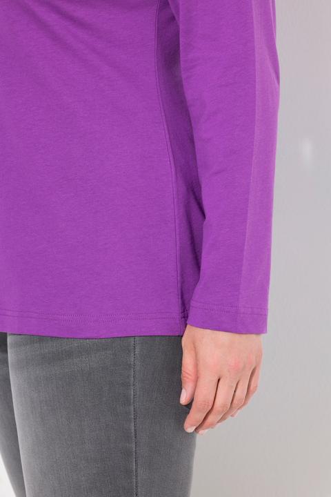 Produktbild Ulla Popken Shirt, Slim, Rundhalsausschnitt, Langarm (58)