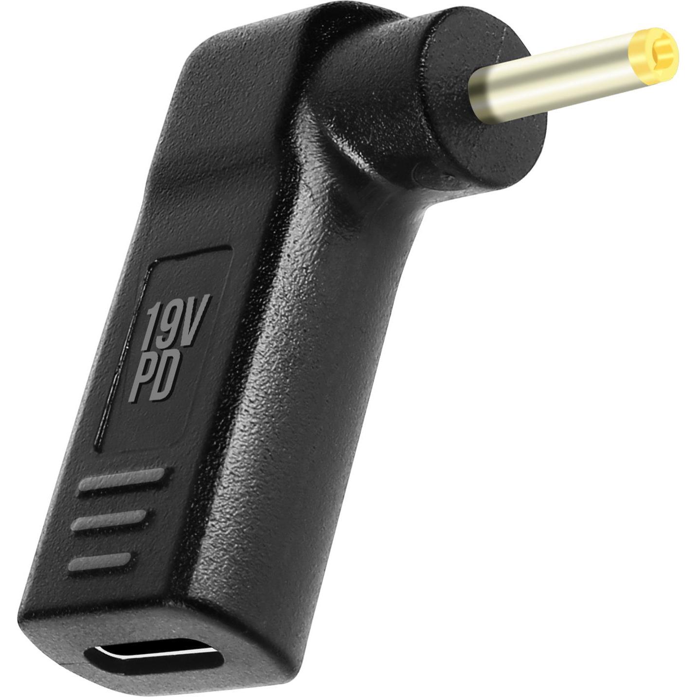 Avizar ADA-C020, USB-C / 2.5 x 0.7mm ASUS Adapter (USB Typ C, Proprietär), Mobilgerät Adapter, Schwarz