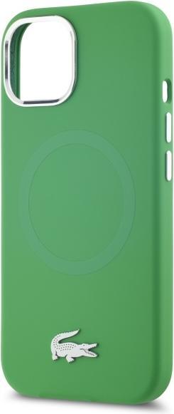 Image du produit Lacoste LCHMP15SSMAN iPhone 15 6.1" estragon hardcase Silicone Croco Logo MagSafe (Apple iPhone 15)