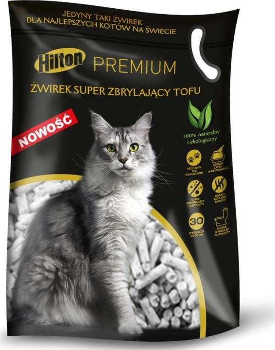 Produktbild Hilton Tofu Super-Klump-Katzenstreu - 2 5 kg (Schnell absorbierend, 2.50 kg)