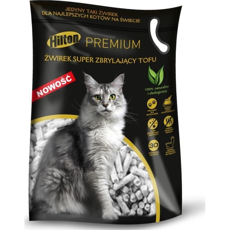 Litière Minérale - Hilton - Super Brillante Tofu - 25 kg - Absorption Rapide - Sans Parfum