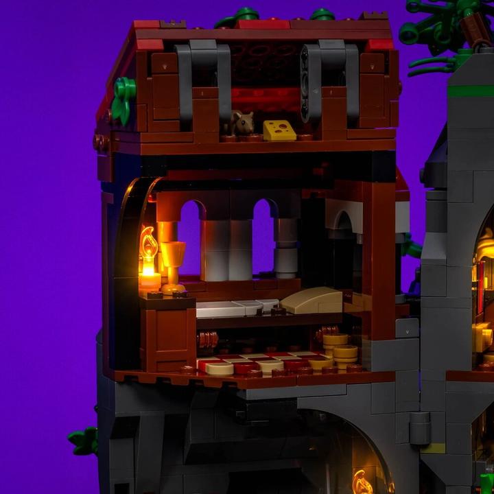 Produktbild Light my bricks LMB 2.0 LED Licht Set für LEGO® BrickLink 910057 Ganovenversteck im Wald