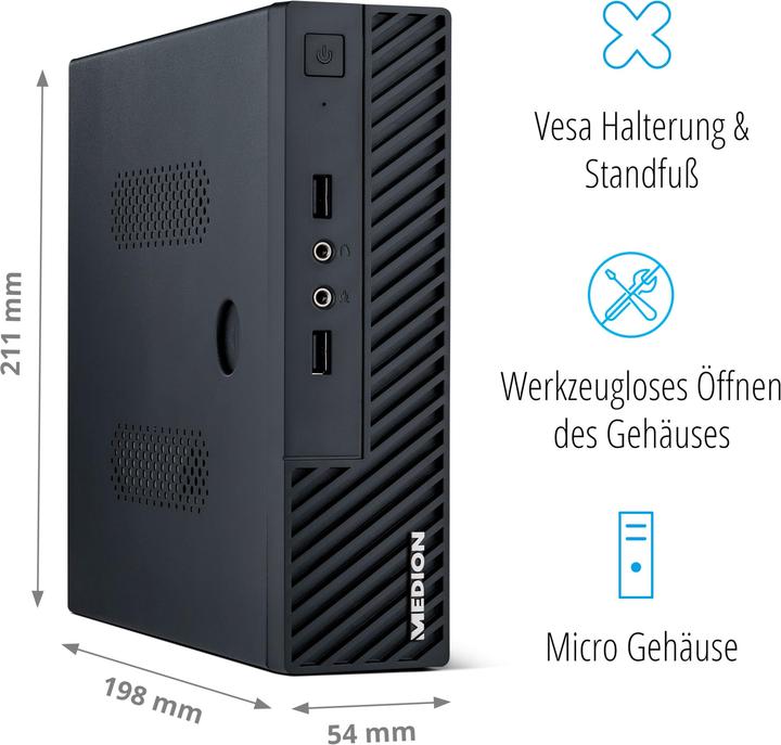 Produktbild Medion Akoya S23004 Slim (Intel Core i5-1035G1, 8 GB, 128 GB)