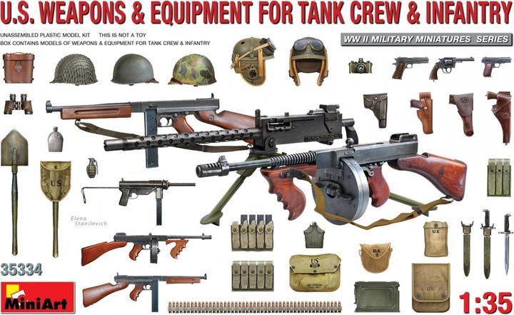Image du produit Mini art Armes et équipements américains pour les équipages de chars et l'infanterie