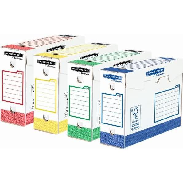 Thumbnail - Fellowes, Dokumentenablage, BANKERS BOX Basic Archiv-Schachtel Heavy Duty aus 100% recyceltem Karton, FSC-zertifiziert, ...
