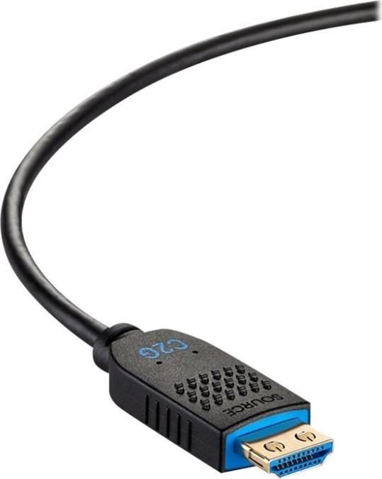 Actual product image C2G 22.8 m Câble optique actif (AOC) série Performance HDMI® haut débit 4K 60 Hz - Certifié plénum (22.86 m, HDMI)