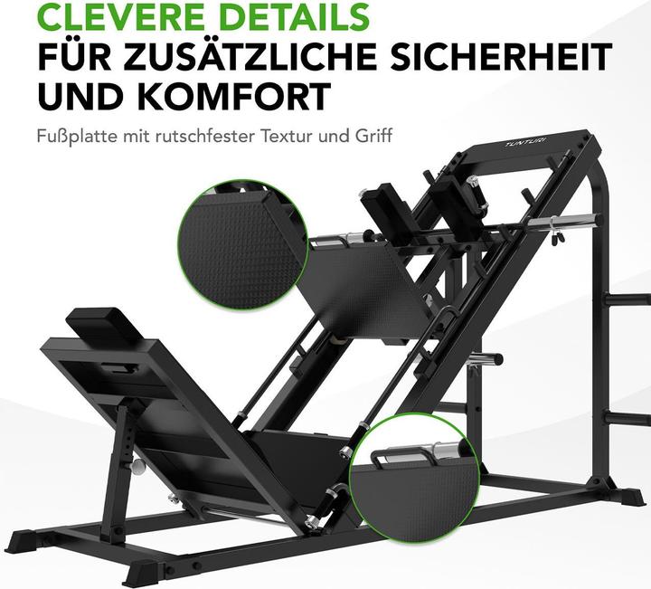 Produktbild Tunturi Beinpresse Hack Kniebeugen Station