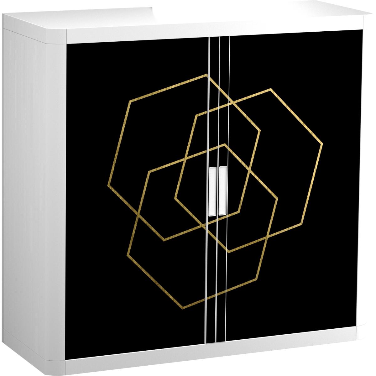Paperflow, Aktenschrank, easyOffice Classic Chic Rollladenschrank 61408 1 Fachboden 110,0 x 41,5 x 104,0 cm