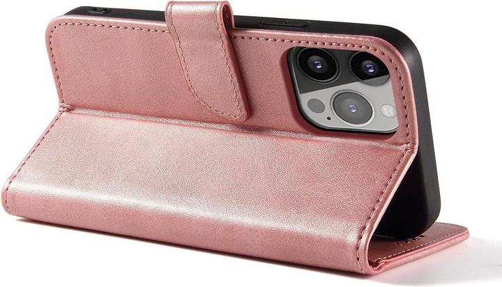 Image du produit Hurtel Magnet Case case for iPhone 14 Pro Max flip cover wallet stand pink (Apple iPhone 14 Pro Max)