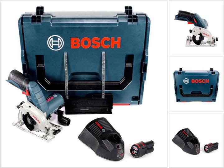 Image du produit Bosch Professional Bosch GKS 12V-26 Professional Scie circulaire sans fil 85mm avec boîtier L-Boxx + 1x Batterie GBA 3