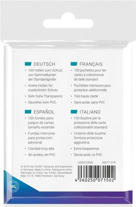 Produktbild Ultimate Guard Kartenhülle Precise-Fit Sleeves
