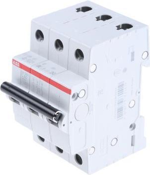 Actual product image ABB Compact Home SH200 MCB, 3P Poles, 40A Curve C