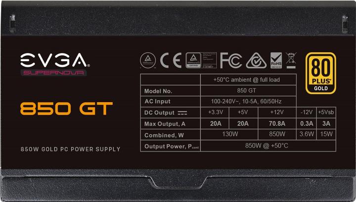Produktbild EVGA SuperNOVA 850 GT (850 W)