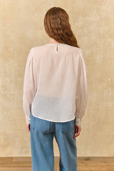 Immagine prodotto Louise Misha Bestickte Bluse mit langen Ärmeln (34)