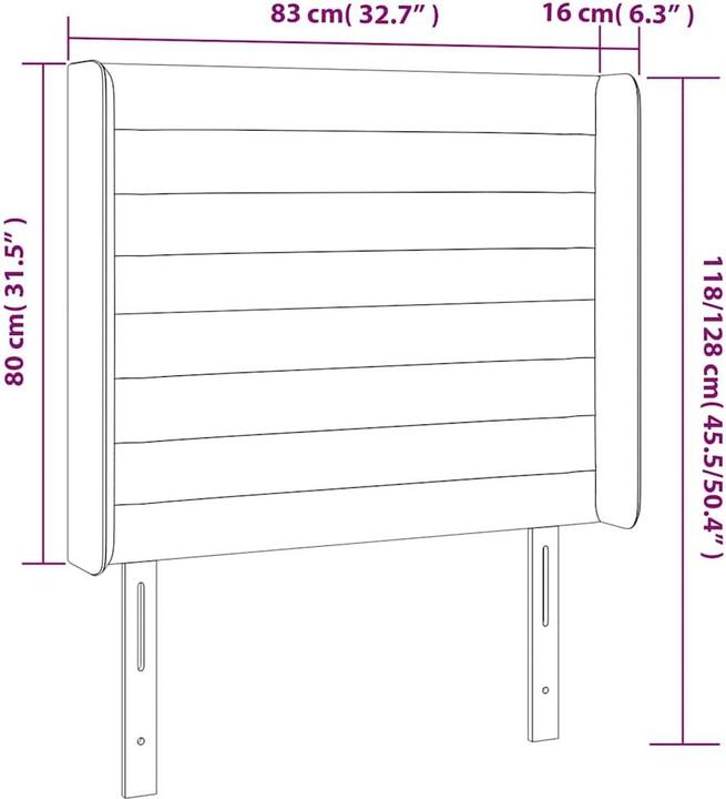 Image du produit vidaXL Deb (83 x 16 x 128 cm)