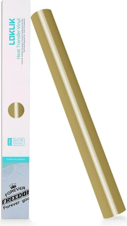 Actual product image Loklik Heat Transfer Vinyl Basic - Gold