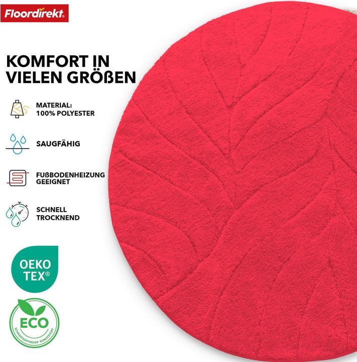 Produktbild Floordirekt Badteppich Maris Rund (120 x 120 x 3 cm)