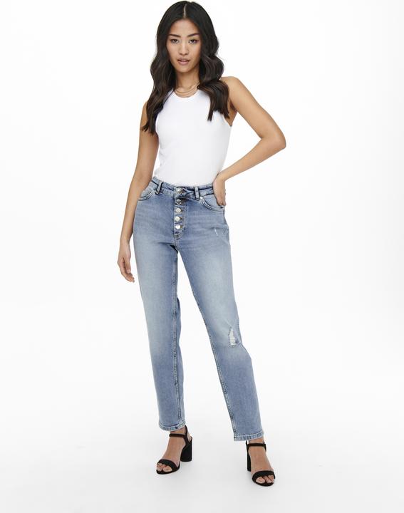 Actual product image Only ONLBobby Life Mid Ankle Straight Fit Jeans (W25/L32)