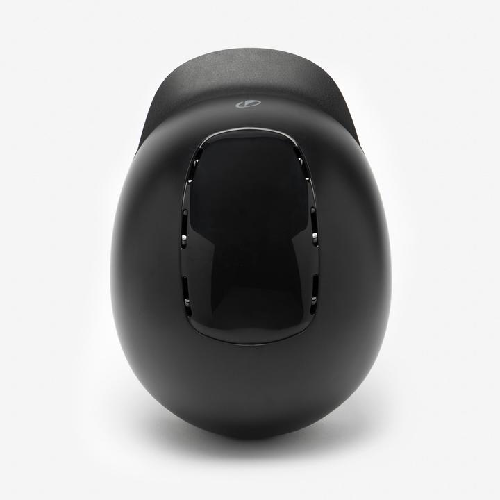 Actual product image Fouganza Reithelm CH100 Erwachsene/Kinder schwarz (59 cm)