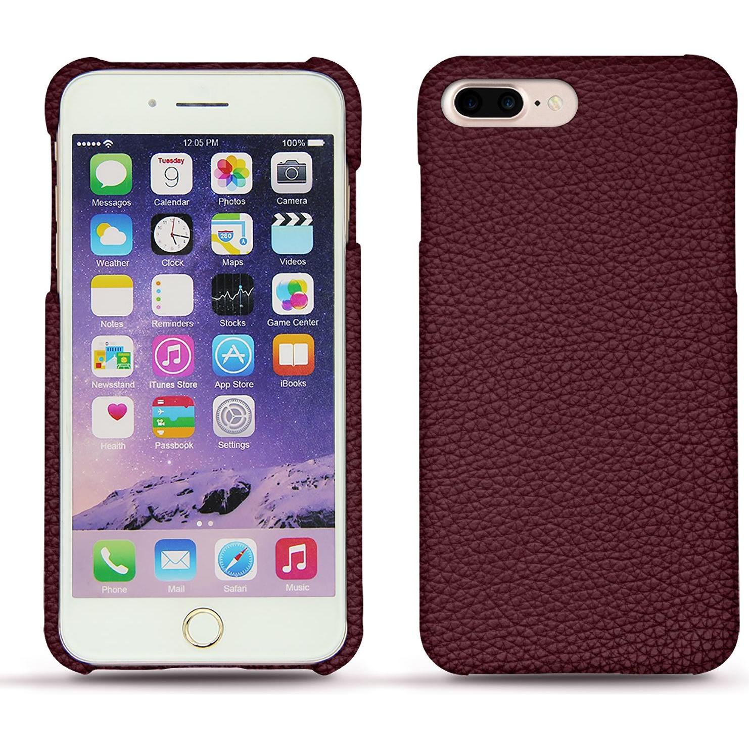 Noreve Lederschutzhülle (Apple iPhone 7 Plus), Smartphone Hülle, Violett