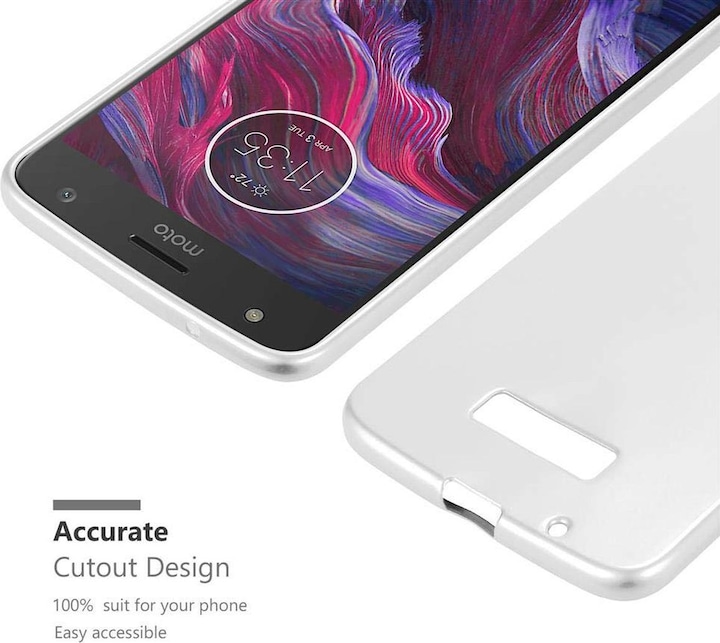 Produktbild Cadorabo TPU Matt Metallic Cover (Motorola Moto Z)