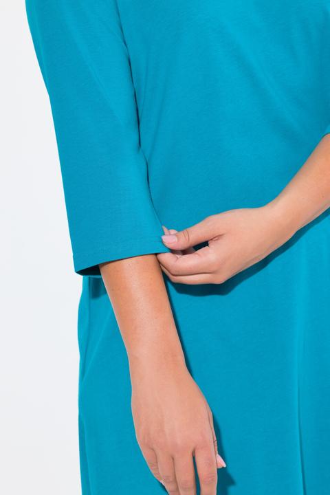 Produktbild Ulla Popken Longshirt, A-Linie, V-Ausschnitt, 3/4-Arm (68)