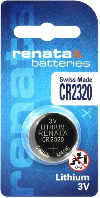 Renata Button cell CR 2320 3 V 1 pc. 150 mAh Lithium (1 pcs., CR2320, 150 mAh)