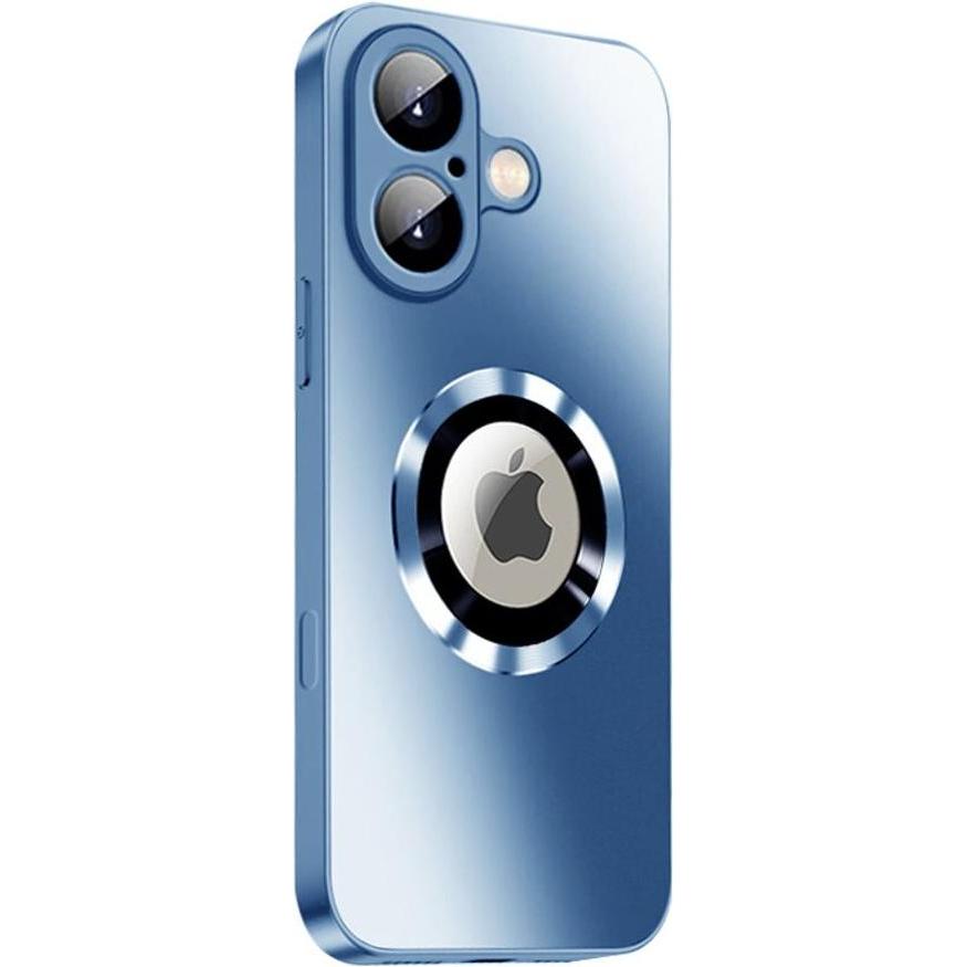 SIGN Magnetic Case iPhone 16 with lens protection and logo view - Blue (Apple iPhone 16), Smartphone Hülle, Blau