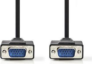 Produktbild Nedis VGA-Kabel VGA Stecker VGA Stecker Vernickelt Maximale Auflösung: 1280x768 20.0 m rund ABS Schw (20 m)