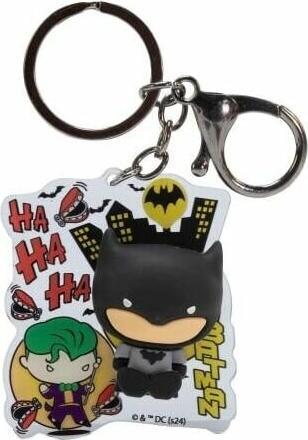 Blue Sky BATMAN & JOCKER - Porte-Clé 3D