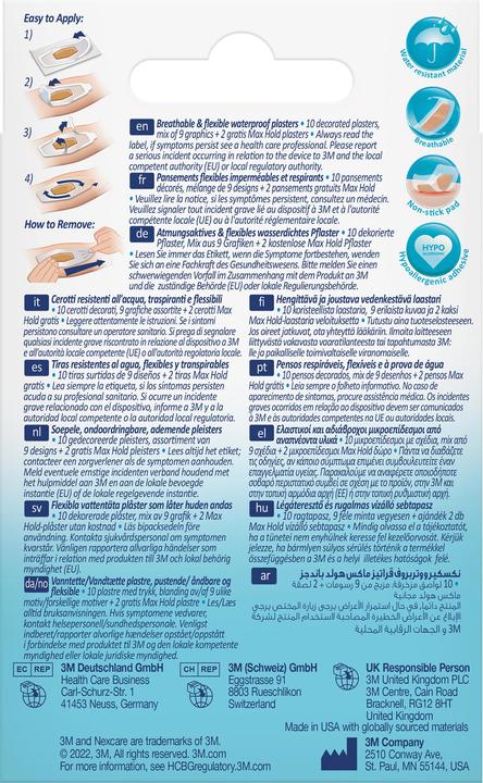 Productafbeelding 3M Promo Tattoo Waterdicht 26x57mm 10+2 Gratis/Pack (1 x)