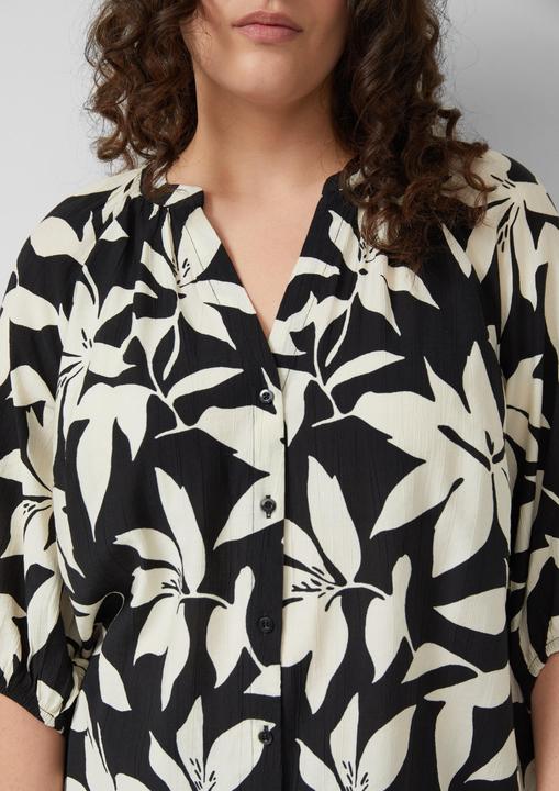 Produktbild s.Oliver Strukturierte Bluse mit weitem Ärmel (48)