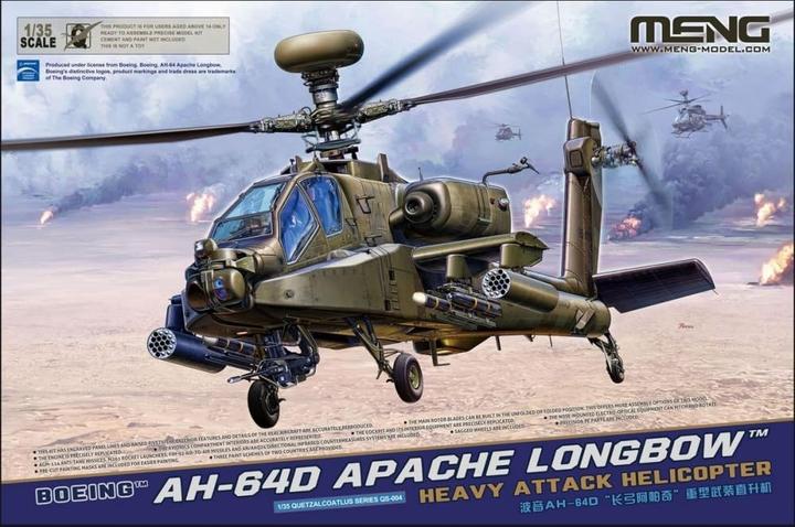 Produktbild Meng-Model Boeing AH-64D Apache Longbow Heavy Attack Helicopter