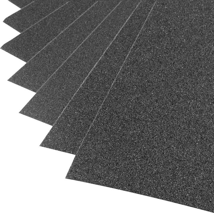 Image du produit Stahlwerk papier de verre - jeu de 12 - carbure de silicium (P80, P180, P60, P240, P100, P120)