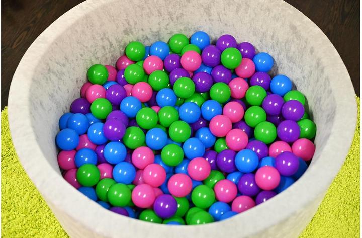 Actual product image Knorrtoys Bällebad soft - "Grey" 300 balls softcolor' (ca. 6cm Durchmesser)