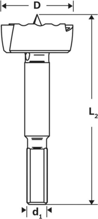Produktbild Bosch Professional Zubehör Forstnerbohrer 10 mm (8 mm)