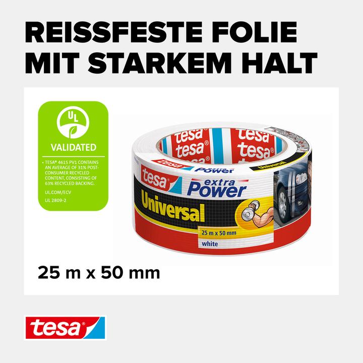 Produktbild tesa EXTRA POWER UNIVERSAL Gewebeband, gewebeverstärktes Ductape (50 mm)