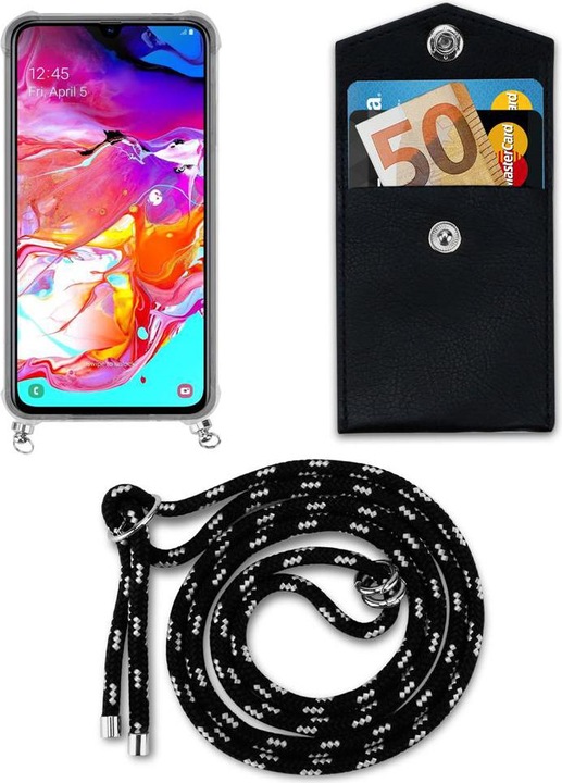 Produktbild Cadorabo TPU Handy Kette SILBER Cover