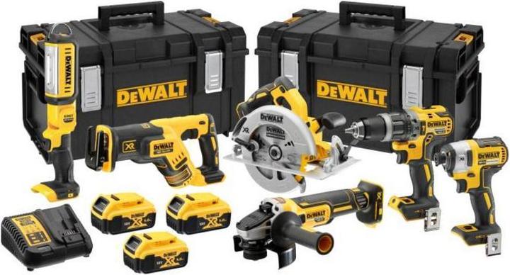 Productafbeelding DeWalt COMBO SET 18V 6 - PCS + 3 x 5.0Ah + 2x DS300 DCK623P3