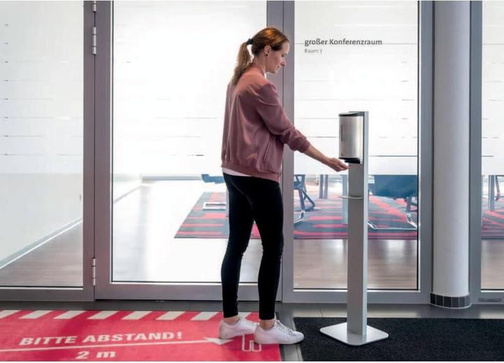 Produktbild Emco system 2 Sensorspender alu für Flüssigseife und Desinfektionsgel 352100106