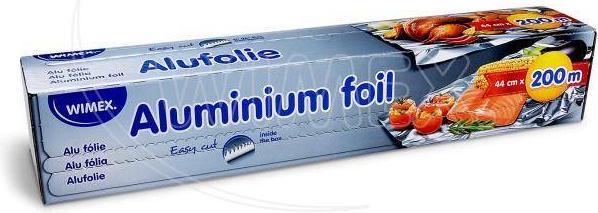 Actual product image Wimex.eu Aluminium foil 11µm 44cm x 200m in dispenser box with saw - 1 piece (1 x)