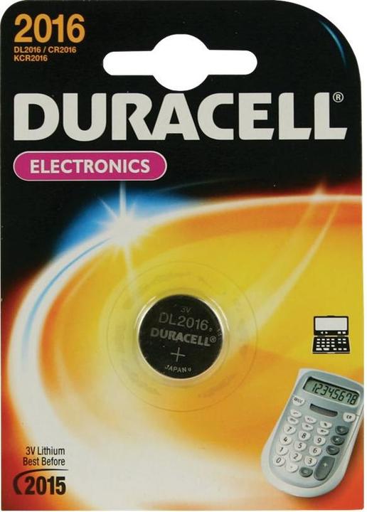 Produktbild Duracell Knopfzellen (1 Stk., CR2016, 75 mAh)