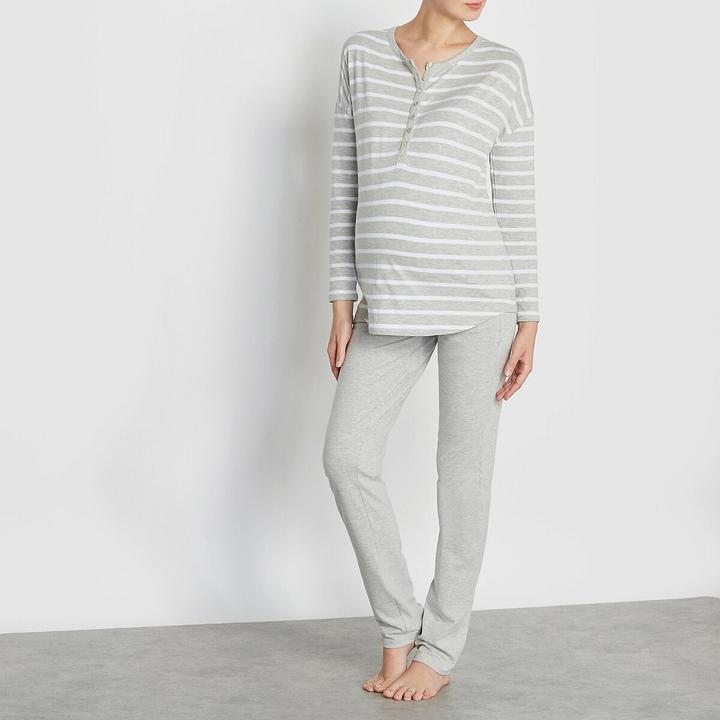 Produktbild La Redoute Collections Pyjama für Schwangerschaft und Stillzeit (50)