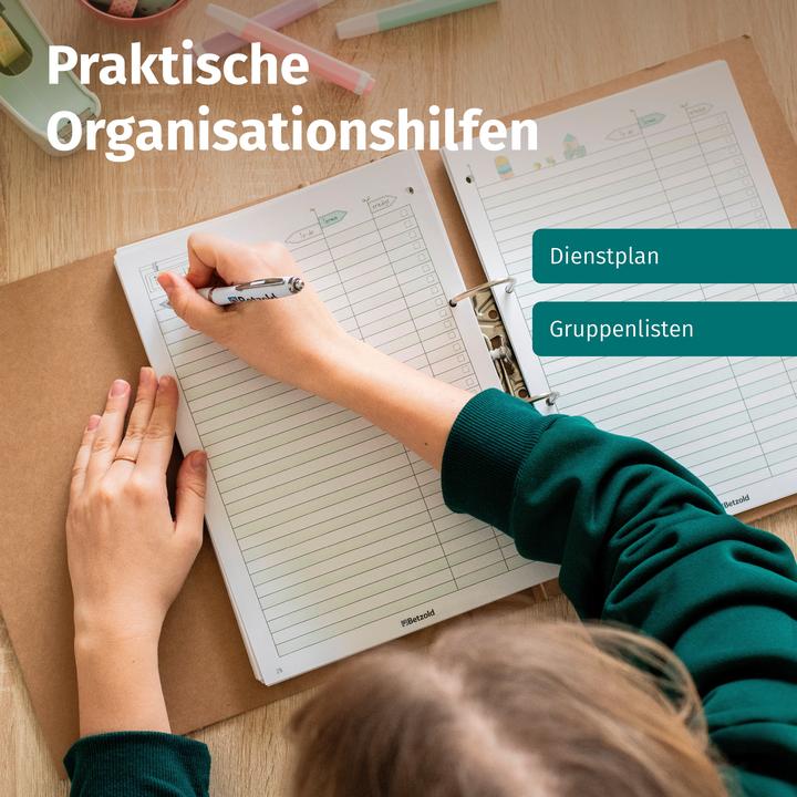 Produktbild Betzold Kita-Planer, Loseblattsammlung DIN A4 (A4, 1 Woche / 2 Seiten)