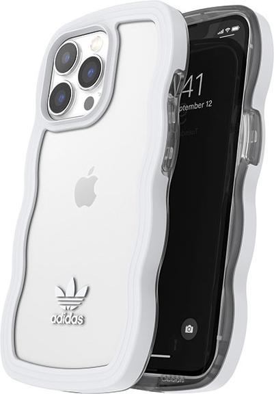 Actual product image adidas OR Wavy Case iPhone 13 Pro /13 6.1" biały-przezroczysty/white-transparent 51903 (Apple iPhone 13 Pro)