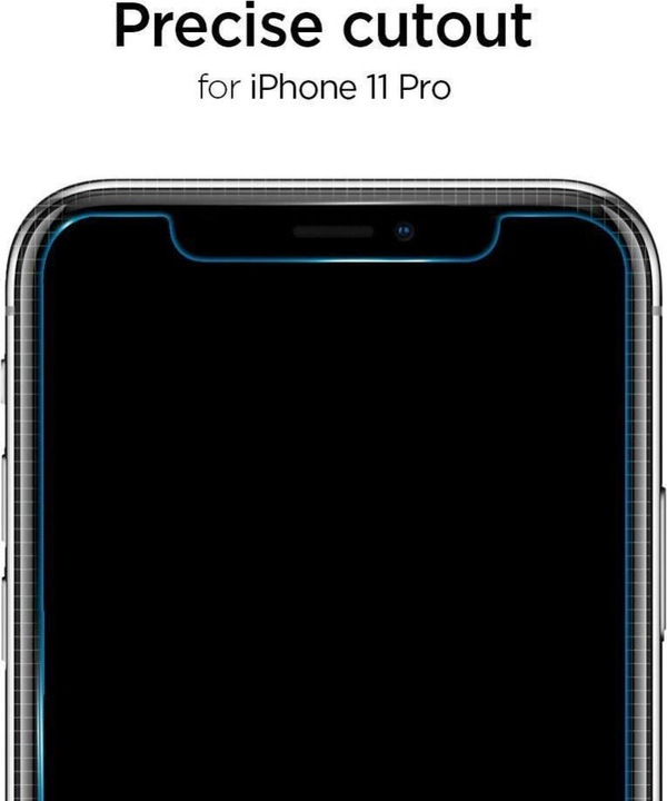 Actual product image Spigen Tempered Glass Alm Glas.Tr Slim 2-Pack Iphone 11 (2 Piece, Apple iPhone 11)