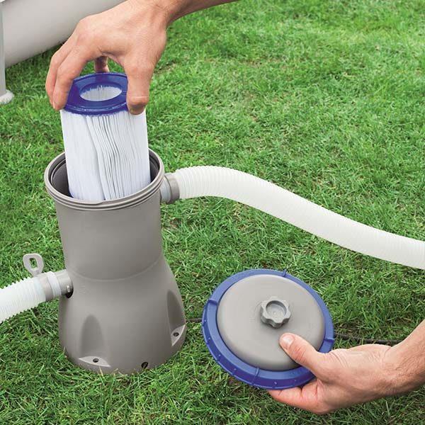Actual product image Bestway The filter pump is equipped with a 3028 L